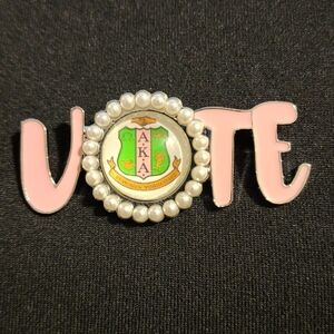 AKA Sorority VOTE Pendant